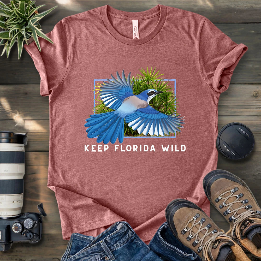 Protect Florida Scrub Jay T-shirt