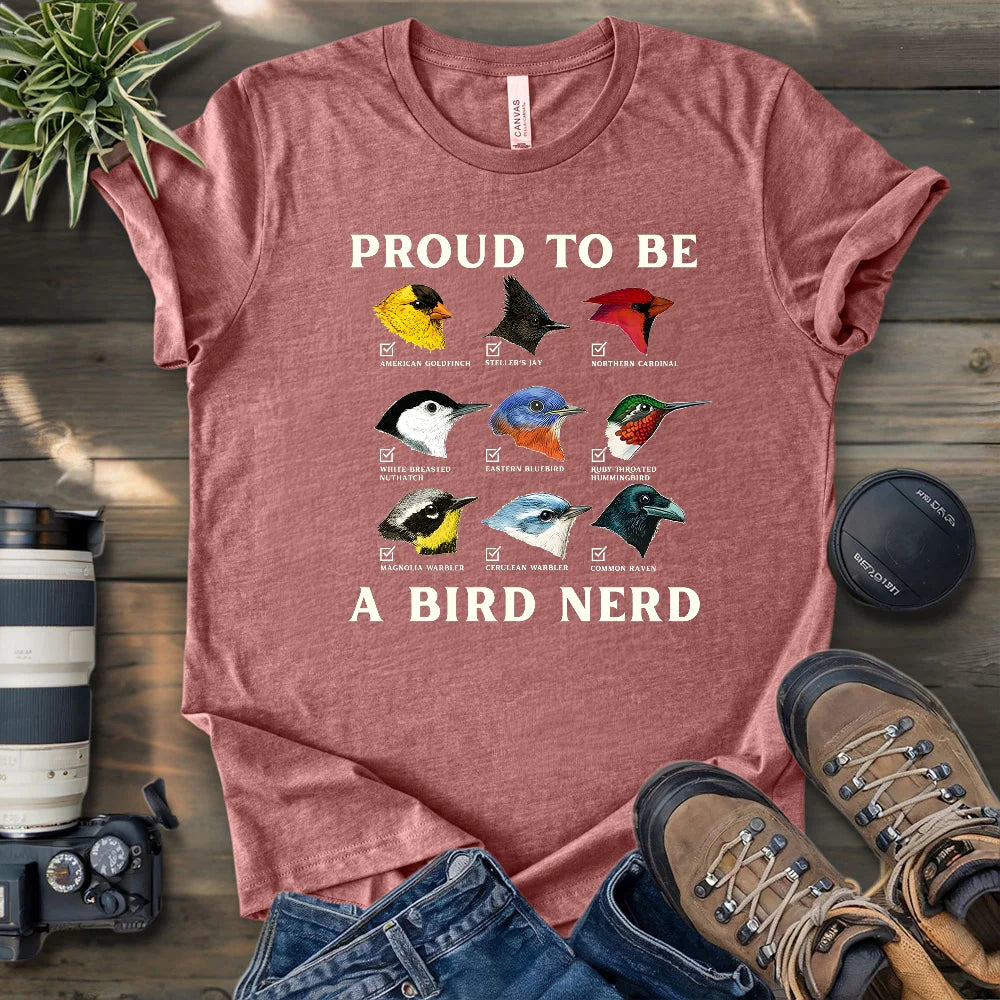 Proud To Be A Bird Nerd T-shirt