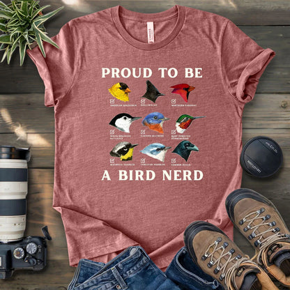 Proud To Be A Bird Nerd T-shirt