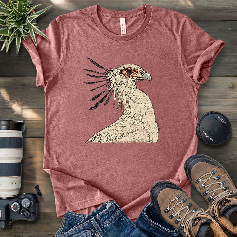 Secretary Bird Sketch T-shirt