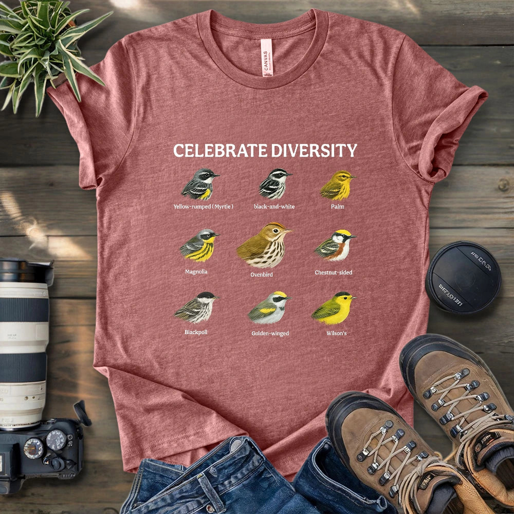 Warbler Diversity T-shirt