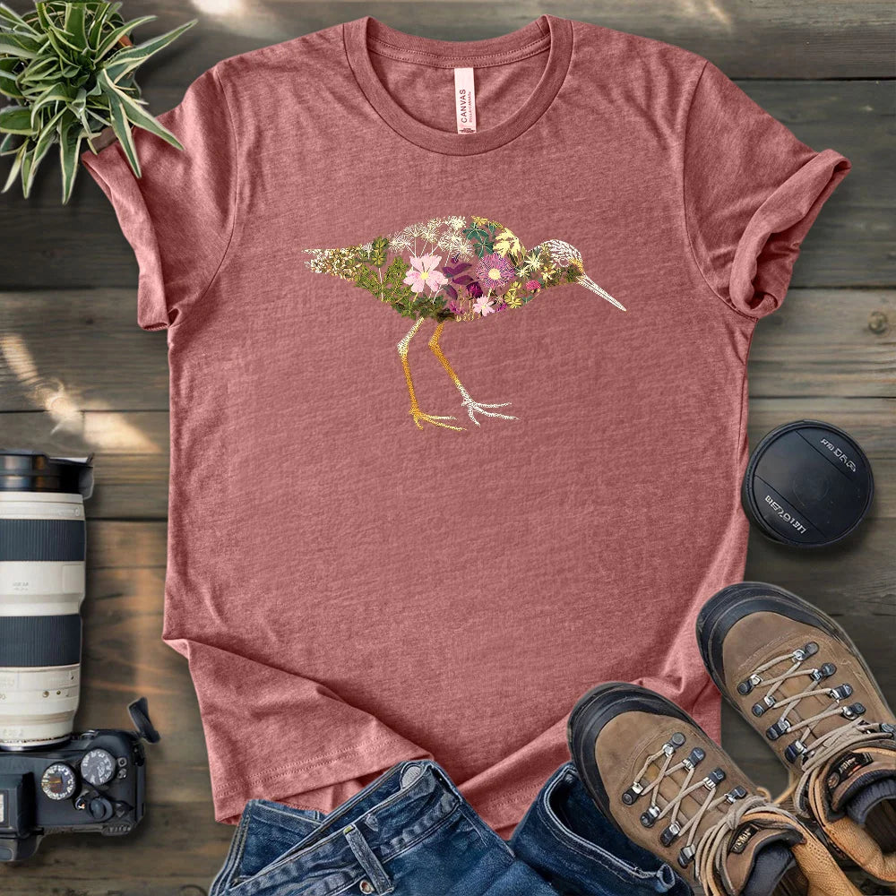 Yellowlegs Made By Flowers T-shirt