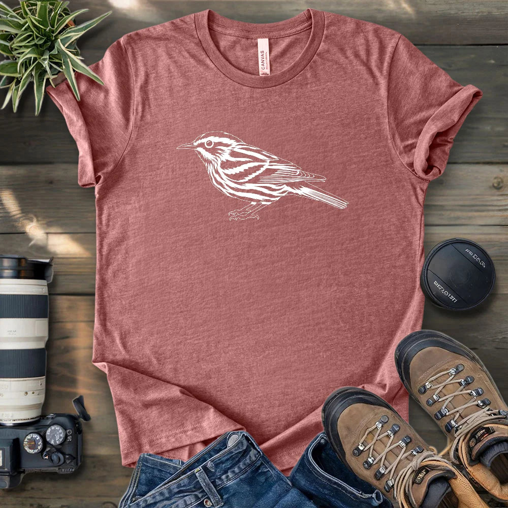 Zebra Warbler T-shirt
