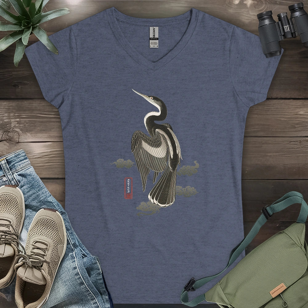 Anhinga Grace Lady V-neck