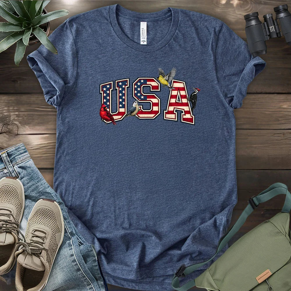 Backyard Birds USA T-shirt