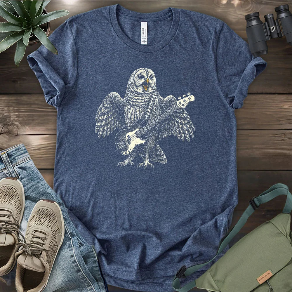 Barred Owl Rock T-shirt