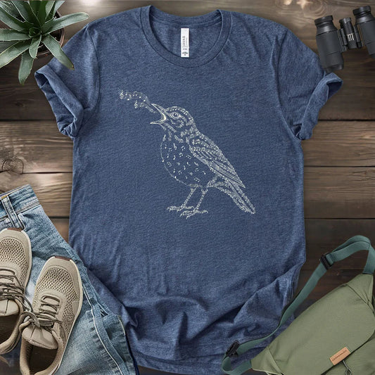 Bird Made Of Music T-shirt