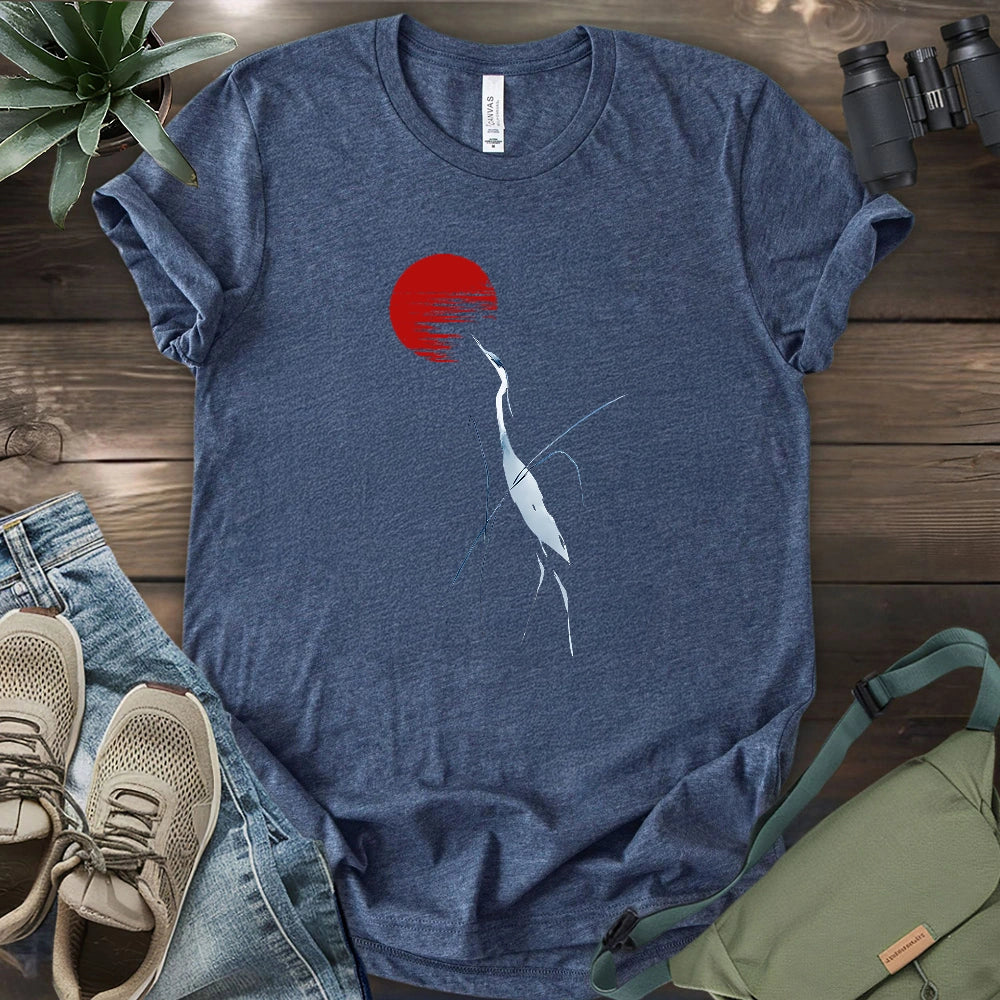 Crane Of The Dawn T-shirt