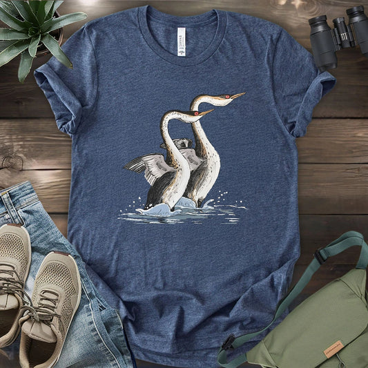 Dancing Grebes T-shirt