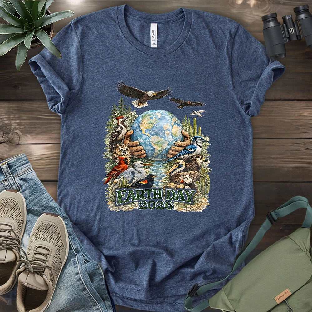 Earth Full Of Birds T-shirt