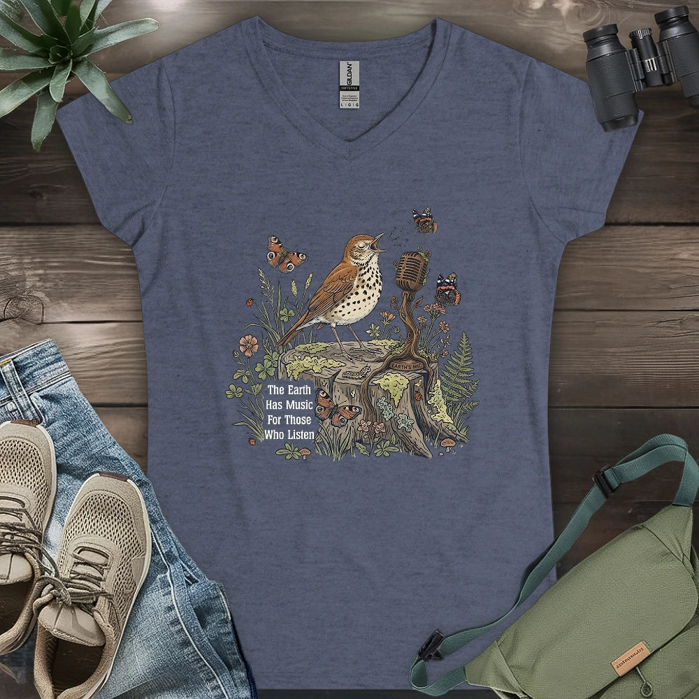 Earth Song Lady V-neck