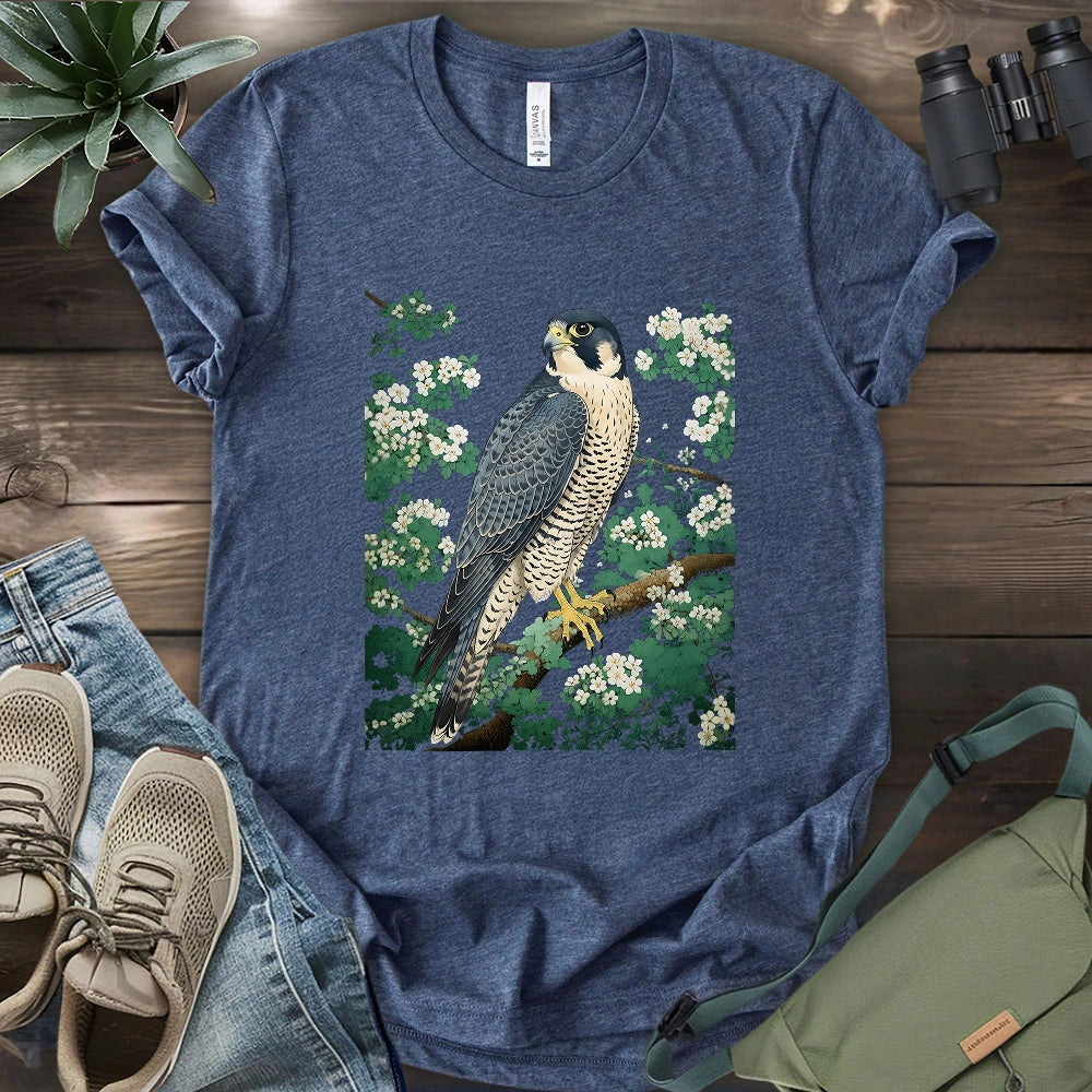 Falcon In Bloom T-shirt