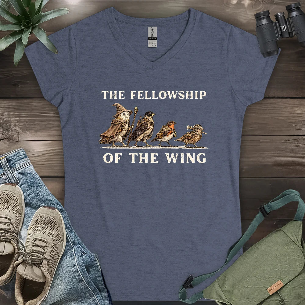 Fellowship Of The Wing Lady V-neck