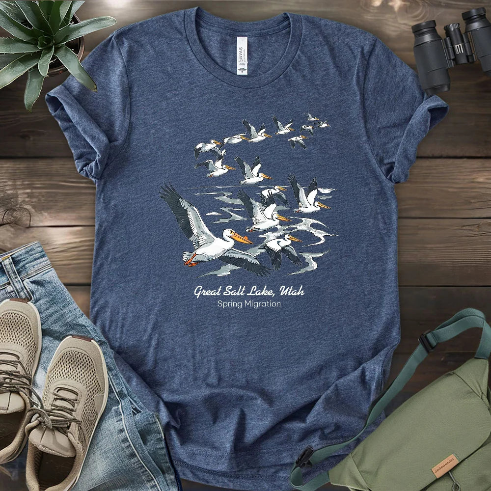 Great Salt Lake In Spring T-shirt