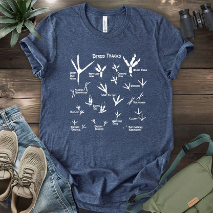 ID Bird Footprints T-shirt