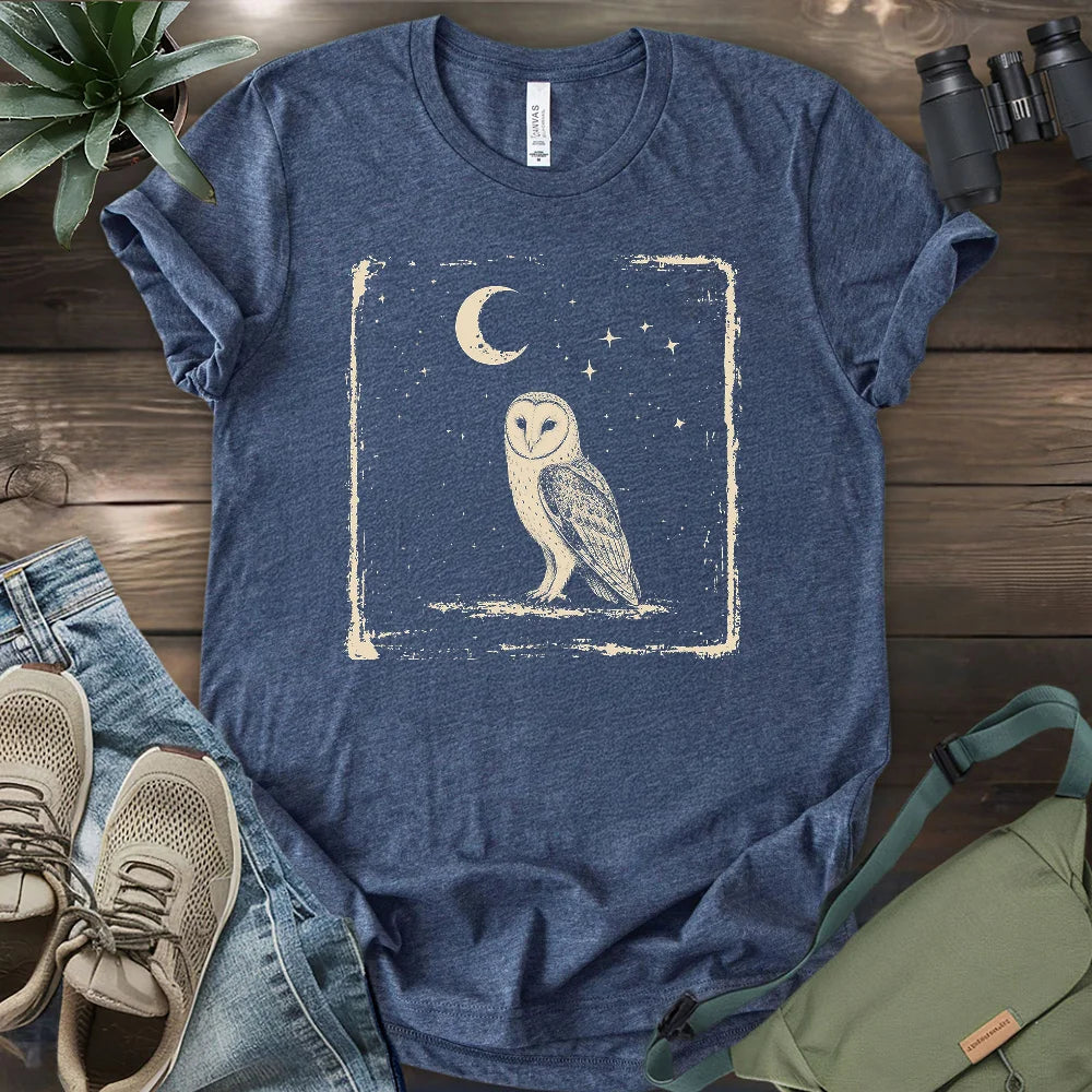 Moonlit Barn Owl T-shirt