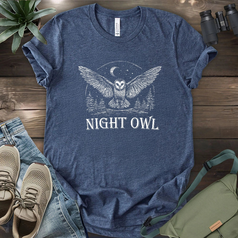 Moonlit Night Owl T-shirt