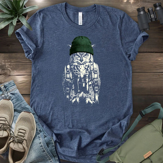 Owl Going Birding T-shirt