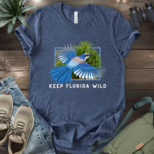 Protect Florida Scrub Jay T-shirt
