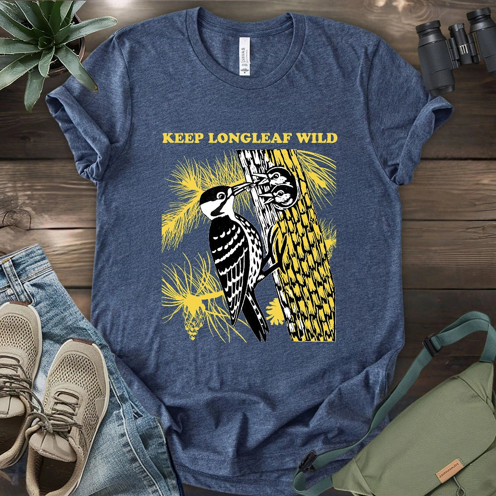 Protect Red-cocked Woodpecker T-shirt