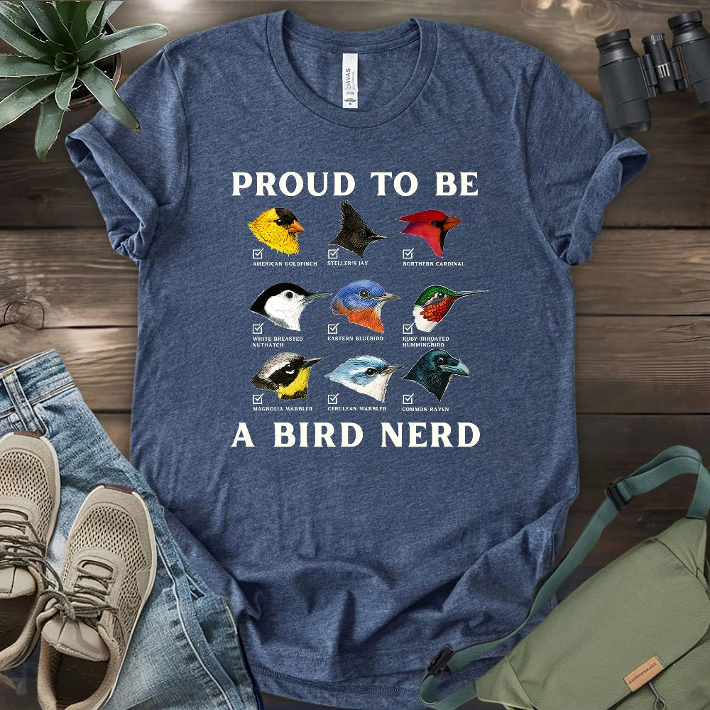 Proud To Be A Bird Nerd T-shirt