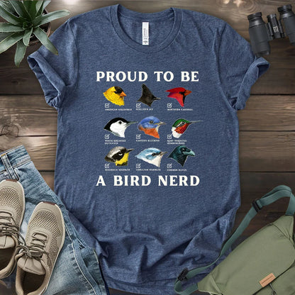 Proud To Be A Bird Nerd T-shirt