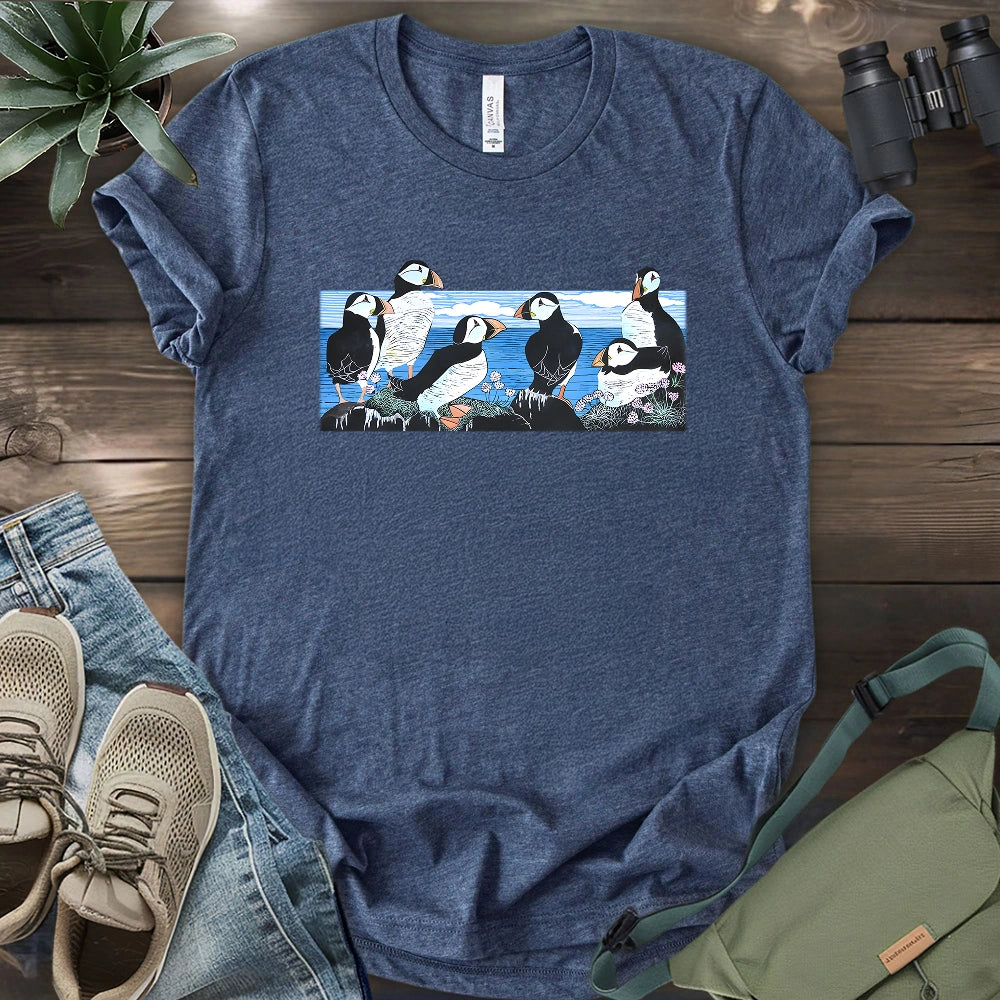 Puffin Circle T-shirt