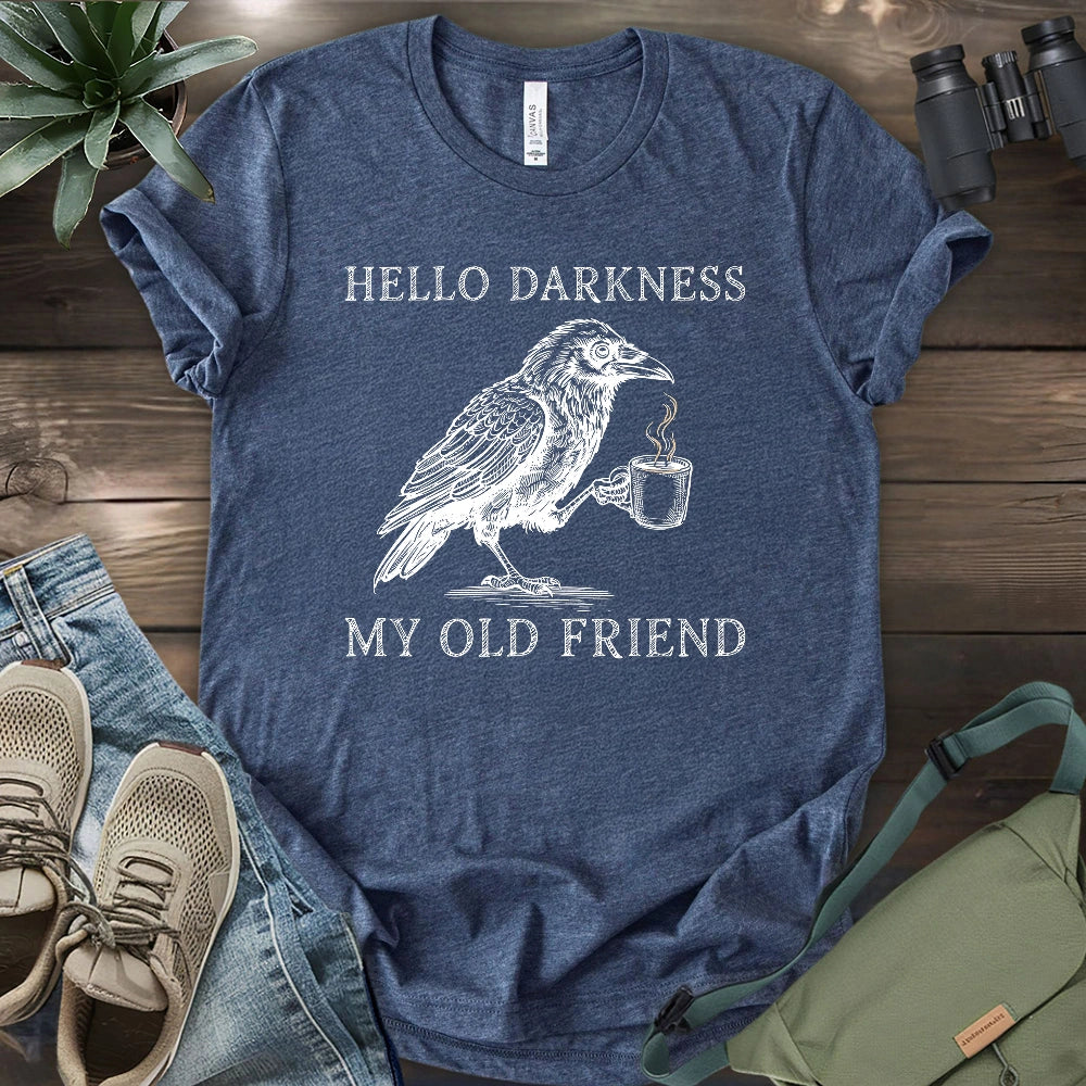 Raven Hello Darkness T-shirt