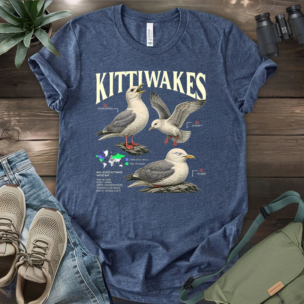 Red-legged Kittiwake Profile T-shirt
