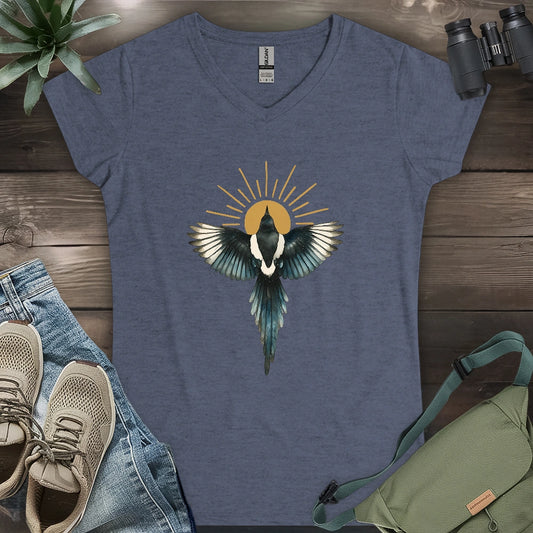 Rise Magpie Lady V-neck