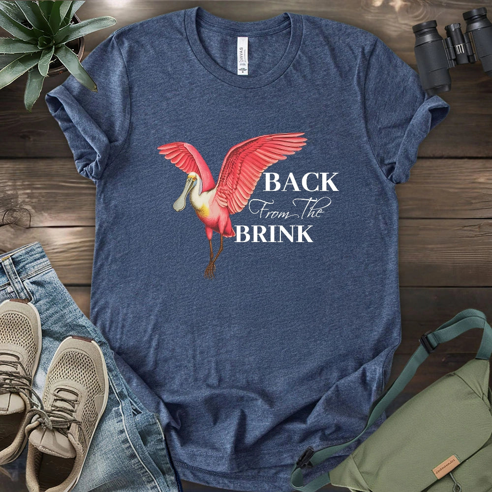 Spoonbill Back From The Brink T-shirt