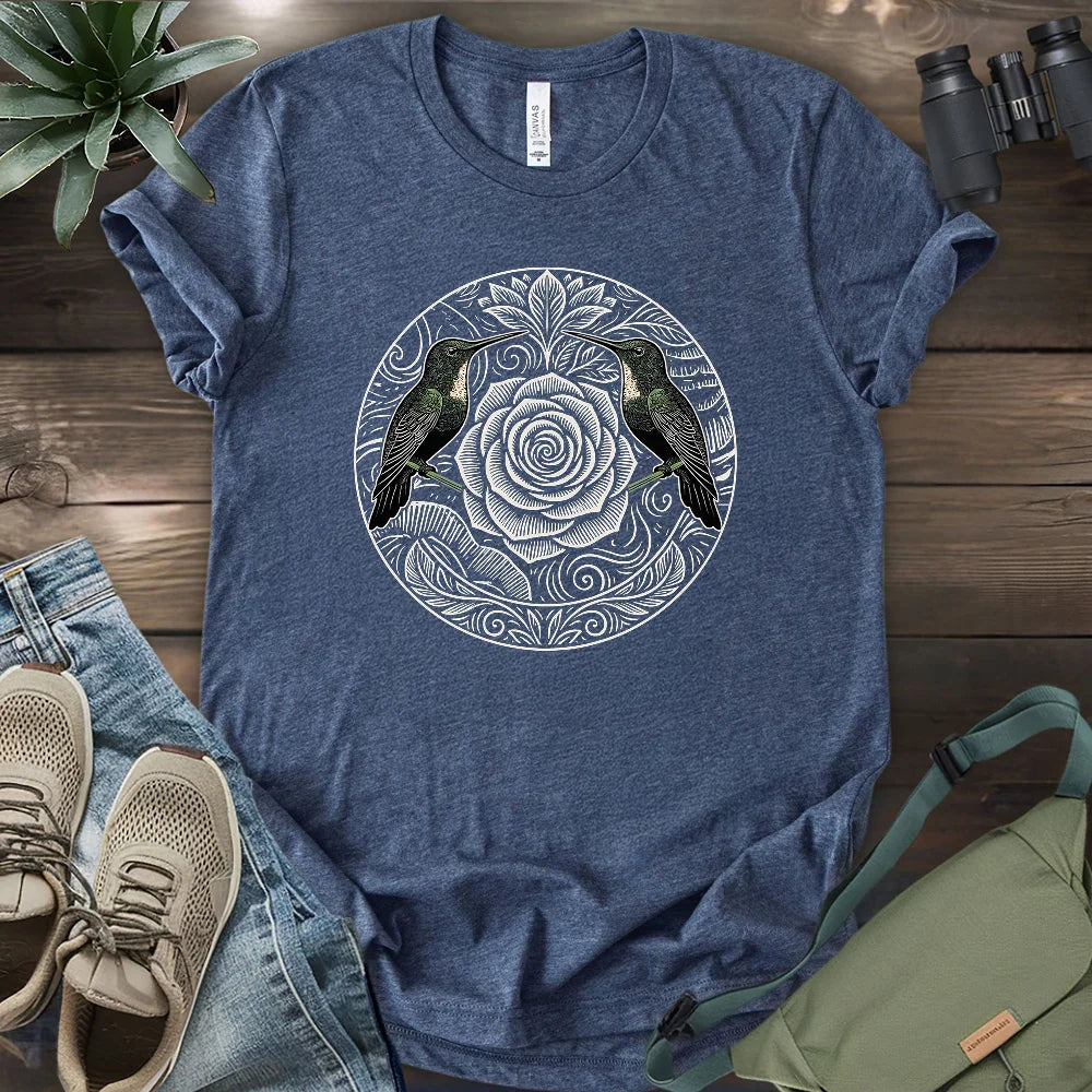 Symmetry in Bloom T-shirt