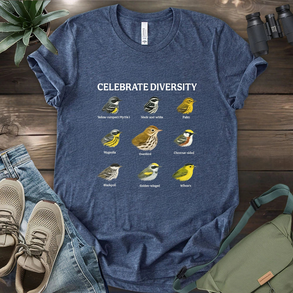 Warbler Diversity T-shirt