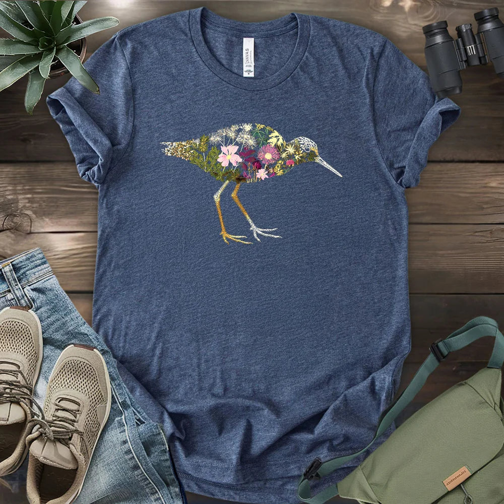 Yellowlegs Made By Flowers T-shirt