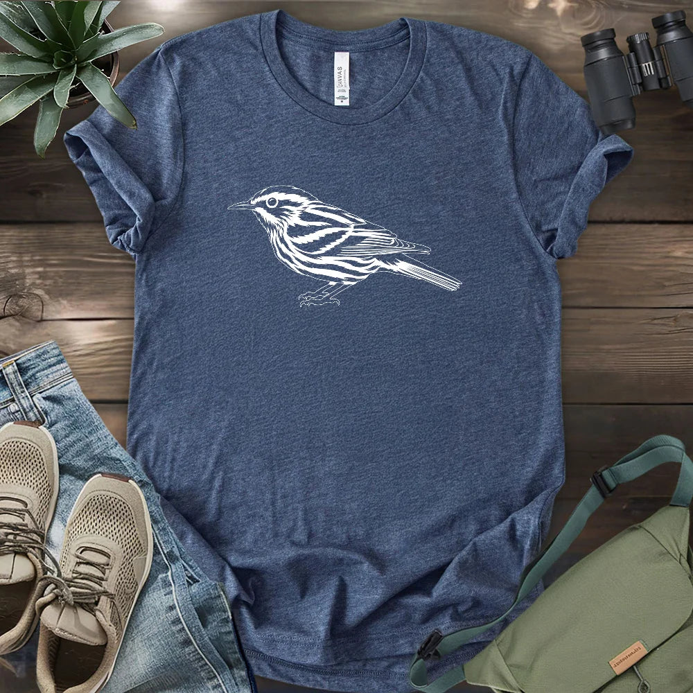Zebra Warbler T-shirt