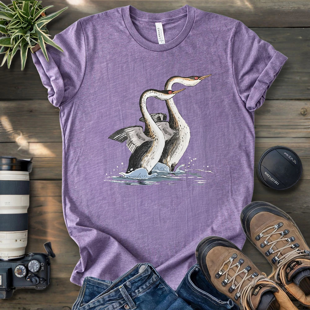 Dancing Grebes T-shirt
