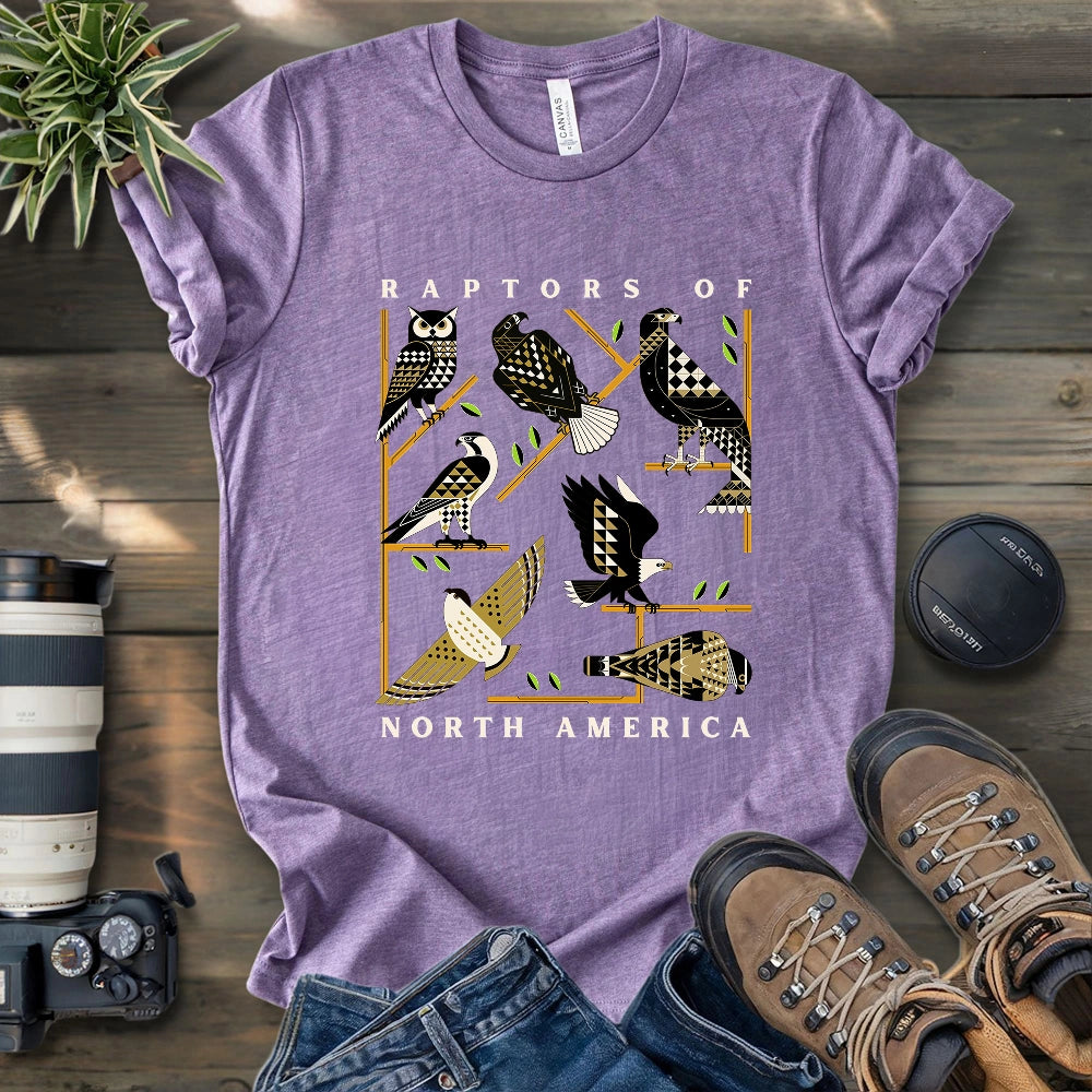 Geometric Raptors Of America T-shirt