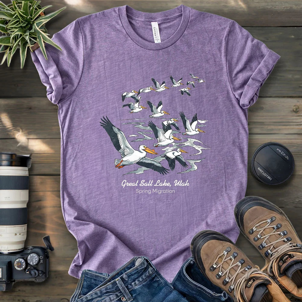 Great Salt Lake In Spring T-shirt