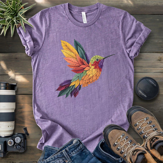 Hummingbird Made By Leaves T-shirt
