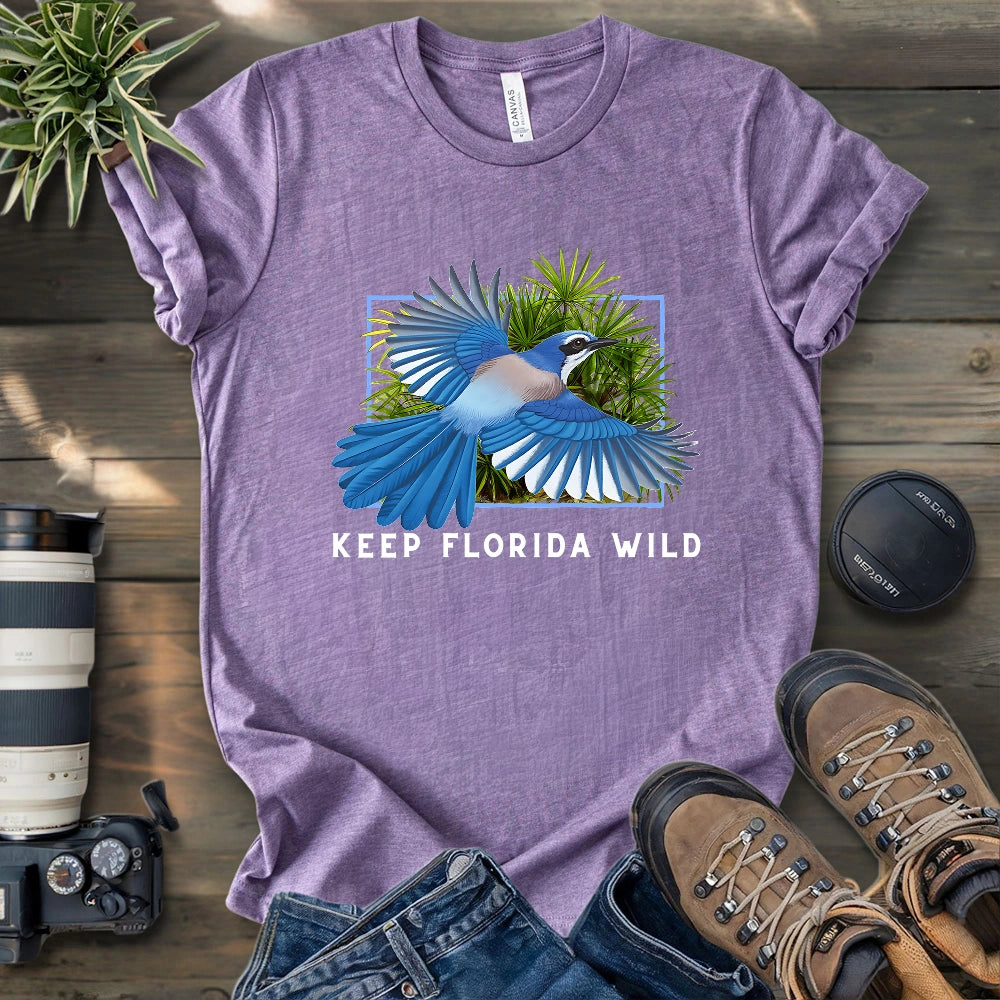 Protect Florida Scrub Jay T-shirt