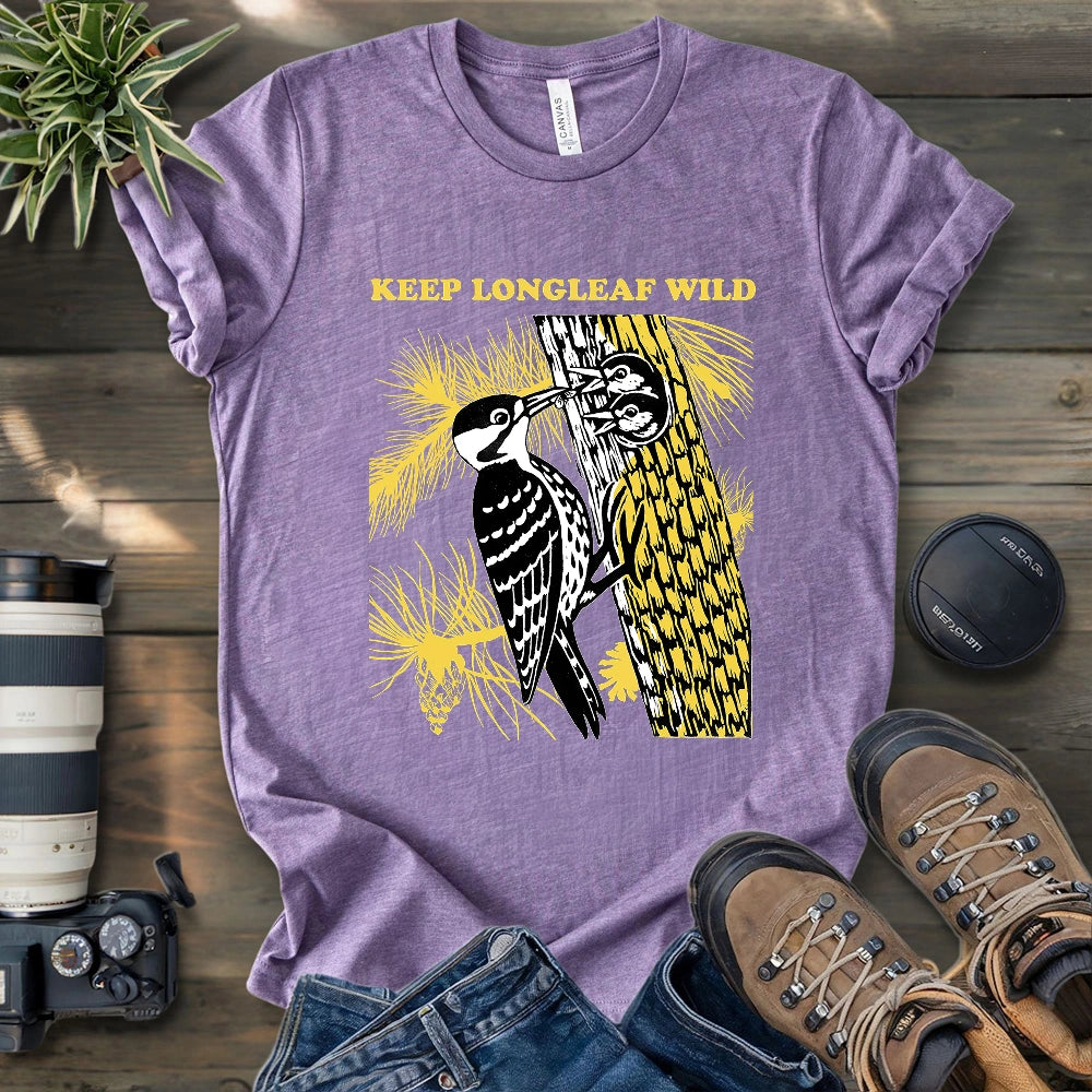 Protect Red-cocked Woodpecker T-shirt