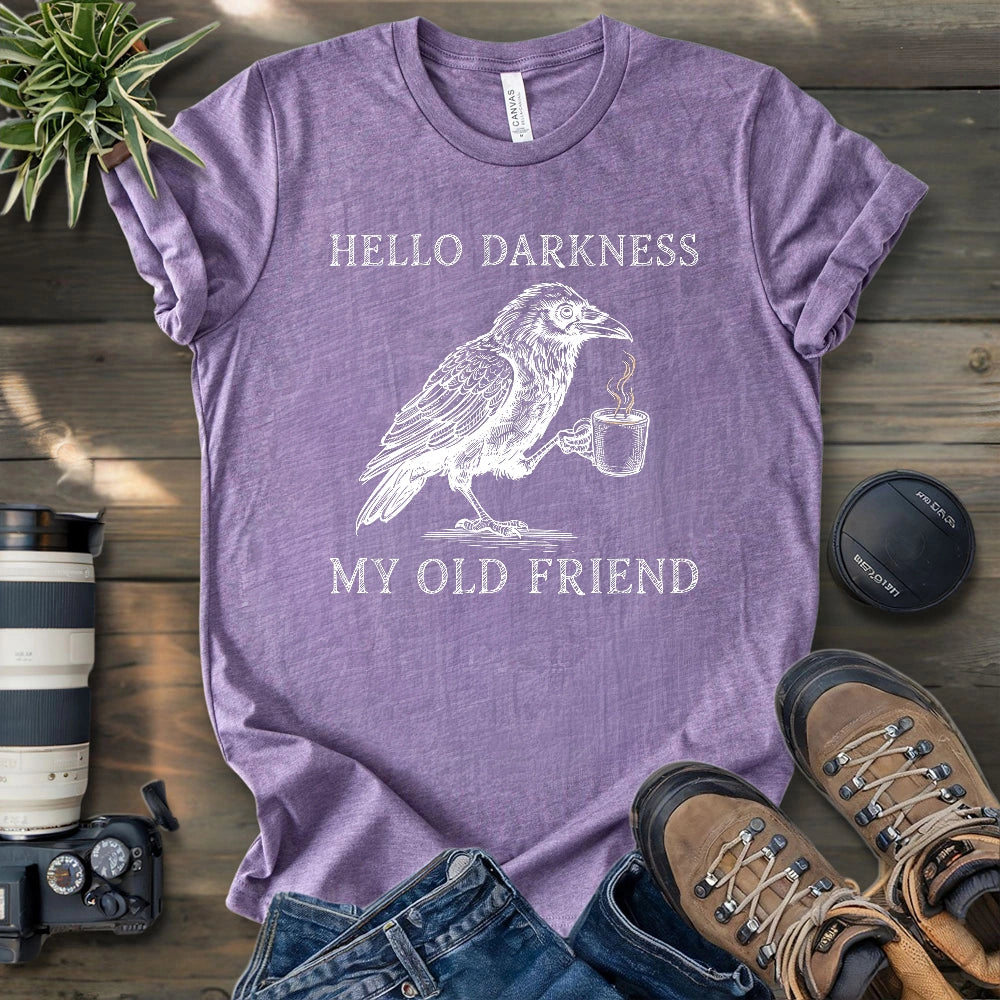 Raven Hello Darkness T-shirt