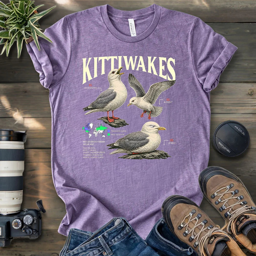 Red-legged Kittiwake Profile T-shirt