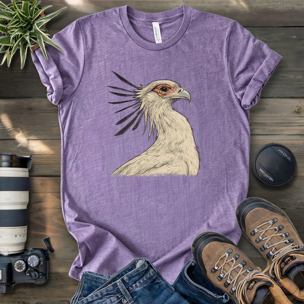 Secretary Bird Sketch T-shirt