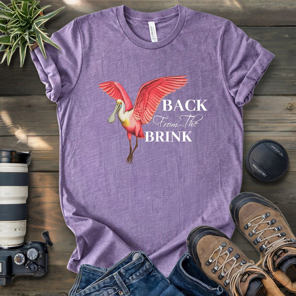 Spoonbill Back From The Brink T-shirt