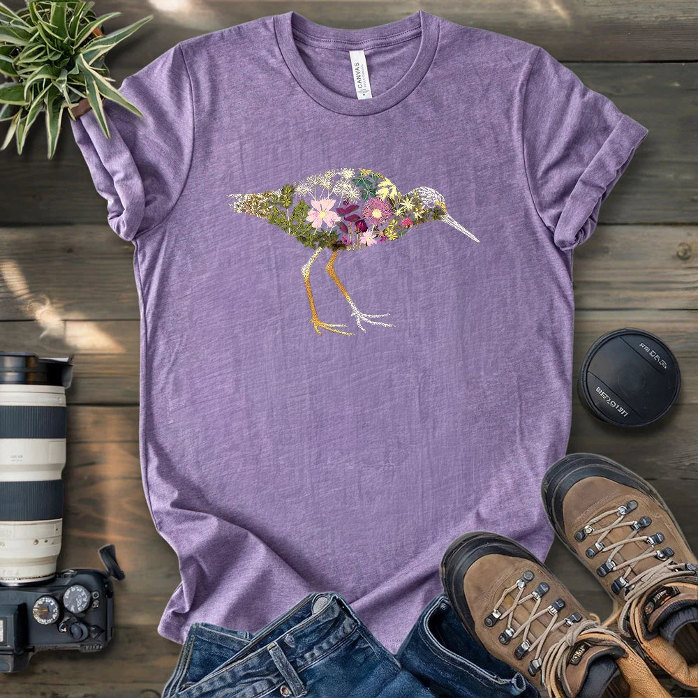 Yellowlegs Made By Flowers T-shirt