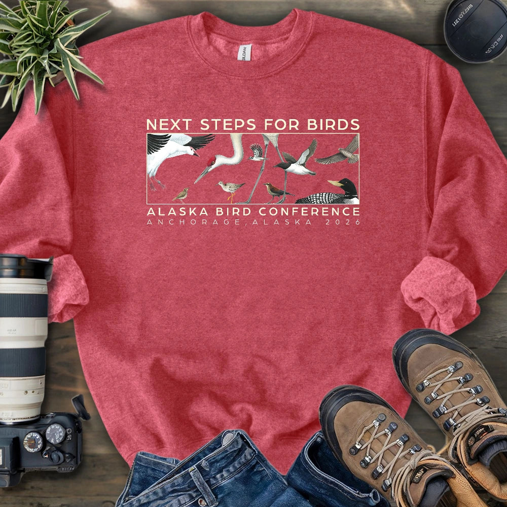 Alaska Bird Conference 2026 Sweatshirt (by Julia Ditto)