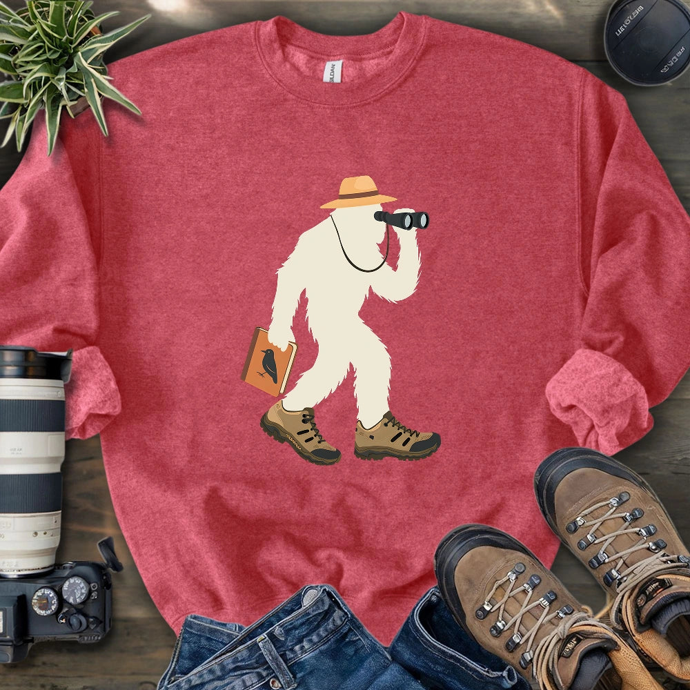 Bird Watching Bigfoot Sweatshirt