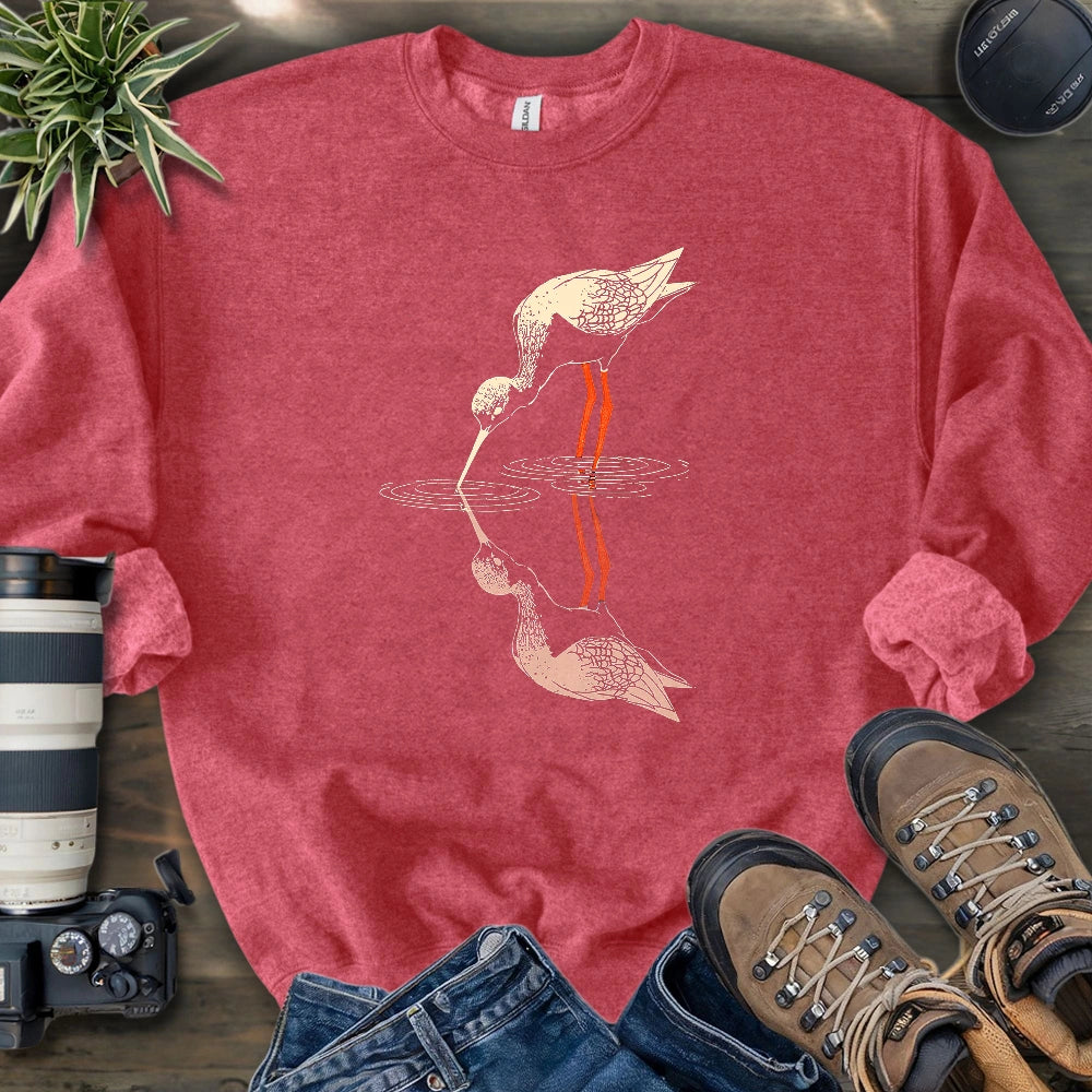 Black-necked Stilt Shadow Sweatshirt