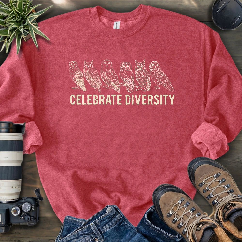 Celebrate Owl Diversity Sweatshirt